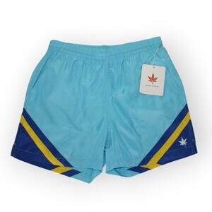 NEW Small BOAST USA Corner Panel Match Shorts BabyBlue Tennis Pickleball Surf